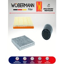 Wöbermann Toyota Yaris 1.0 Filtre Bakım Seti 2007-2013 3lü Karbonlu