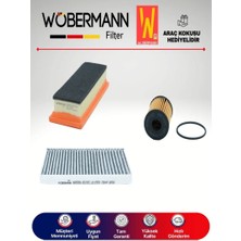 Wöbermann Fiat Palio 1.3 Multijet Filtre Bakım Seti 2003-2012 3lü Karbonlu