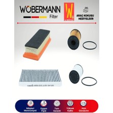 Wöbermann Fiat Palio 1.3 Multijet Filtre Bakım Seti 2003-2012 4lü Karbonlu