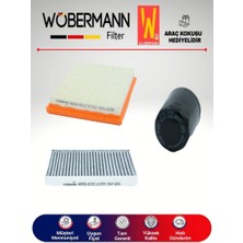 Wöbermann Fiat Palio 1.4 Filtre Bakım Seti 1998-2001 3lü Karbonlu