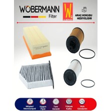 Wöbermann Vw Caddy 1.9 Tdı Filtre Bakım Seti 2004-2005 4lü Karbonlu