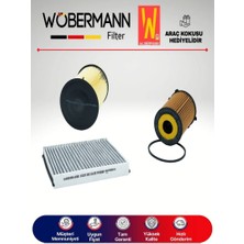 Wöbermann Ford Connect 1.6 Tdcı Filtre Bakım Seti 2014-2018 3lü Karbonlu