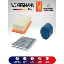 Wöbermann Hyundai Accent Era 1.4 Filtre Bakım Seti 2006-2012 3lü Karbonlu
