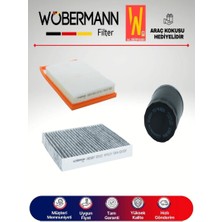 Wöbermann Vw Polo 1.4 Tdı Filtre Bakım Seti 2014-2017 3lü Karbonlu