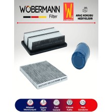 Wöbermann Hyundai I20 1.4 Filtre Bakım Seti 2015-2018 3lü Karbonlu