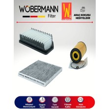 Wöbermann Hyundai I30 1.6 Crdı Filtre Bakım Seti 2012-2016 3lü Karbonlu