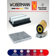 Wöbermann Kia Rio 1.4 Crdı Filtre Bakım Seti 2011-2017 3lü Karbonlu