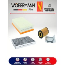 Wöbermann Vw Transporter T5 2.0 Tdı Filtre Bakım Seti 2004-2009 3lü Karbonlu