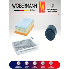 Wöbermann Nissan Micra 1.5 Dcı Filtre Bakım Seti K12 2004-2010 3lü Karbonlu