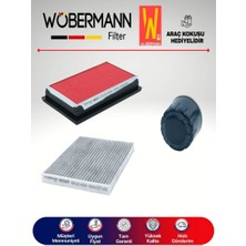 Wöbermann Nissan Qashqai 1.5 Dcı Filtre Bakım Seti 2007-2013 3lü Karbonlu