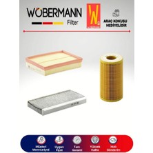 Wöbermann Opel Corsa C 1.7 Dti Filtre Bakım Seti 2002-2004 3lü Karbonlu