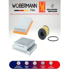 Wöbermann Peugeot 207 1.6 Benzinli 16V Turbo Fitre Bakım Seti 3lü Karbonlu