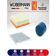 Wöbermann Opel Corsa D 1.3 Cdtı Filtre Bakım Seti 2011-2015 3lü Karbonlu