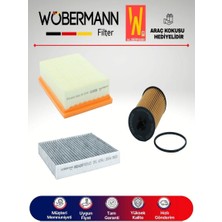 Wöbermann Opel Mokka 1.6 Filtre Bakım Seti 2012-2018 3lü Karbonlu