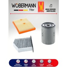 Wöbermann Vw Beetle 1.2 1.4 Tsi Filtre Bakım Seti 2015-2018 Cyv-Czd 3k