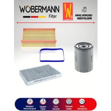 Wöbermann Vw Bora 1.6 Filtre Bakım Seti 1998-2005 Bcb-Atn-Aus-Azd 3k
