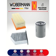 Wöbermann Vw Scirocco 1.4 Tsi Filtre Bakım Seti 2015-2017 Cxs-Czc-Czd 3k