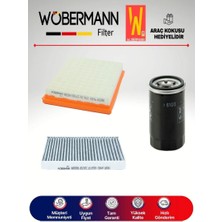 Wöbermann Fiat Albea 1.2 Filtre Bakım Seti 2002-2007 3k