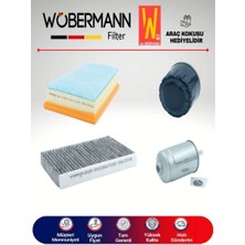 Wöbermann Renault Fluence 1.5 Dcı Filtre Bakım Seti 2010-2016 4lü Karbonlu