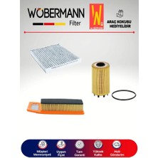 Wöbermann Fiat Doblo 1.3 Euro5 Filtre Bakım Seti 2016-2020 3k