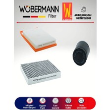 Wöbermann Seat Ibiza 1.4 Tdı Filtre Bakım Seti 2015-2016 3lü Karbonlu