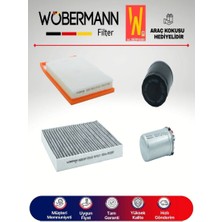 Wöbermann Seat Ibiza 1.4 Tdı Filtre Bakım Seti 2015-2016 4lü Karbonlu