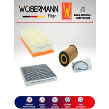 Wöbermann Seat Leon 1.6 Tdı Filtre Bakım Seti 2013-2019 3lü Karbonlu
