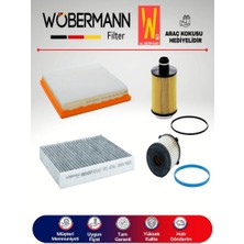 Wöbermann Opel Astra J 1.3 Cdti Filtre Bakım Seti 2009-2015 4K