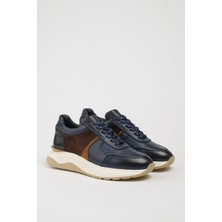 Faruk Balkanas Garcia Model Kombinasyonlu Deri Eva Taban Sneaker Ayakkabı