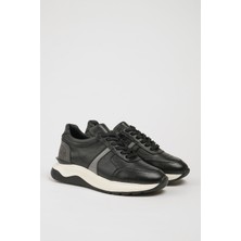 Faruk Balkanas Garcia Model Kombinasyonlu Deri Eva Taban Sneaker Ayakkabı