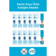 Dermal 10'lu Aqua & Özlü Tek Kullanımlık Cilt Bakım Maskeleri