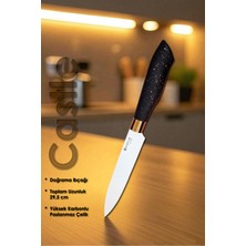 Castle Doğrama Mutfak Şef Bıçak Et Ekmek Sebze Salata Şef Bıçağı Lzg-13