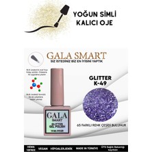 Gala Smart Yoğun Simli Glıtter Kalıcı Oje 10 ml K-49