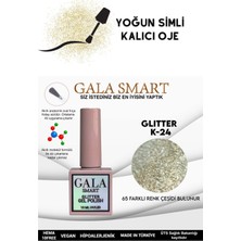 Gala Smart Yoğun Simli Glıtter Kalıcı Oje 10 ml K-24