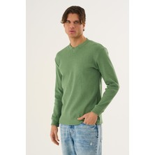 Fitilli Uzun Kollu Sweatshirt