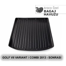 Elorcar Volkswagen Golf Vıı Varıant / Combı 2013 - Sonrası 3D Bagaj Havuzu
