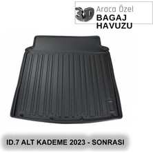 Elorcar Volkswagen Id.7 Alt Kademe 2023 - Sonrası 3D Bagaj Havuzu