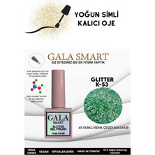Gala Smart Yoğun Simli Glıtter Kalıcı Oje 10 ml K-53