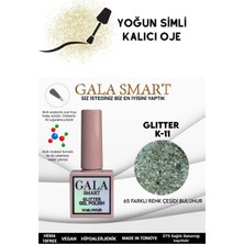 Gala Smart Yoğun Simli Glıtter Kalıcı Oje 10 ml K-11