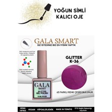 Gala Smart Yoğun Simli Glıtter Kalıcı Oje 10 ml K-36