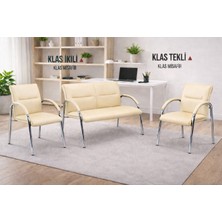 Yrn Ofis Ofis Oturma Grubu Bekleme Sandalyesi Takımı Ikı Teklıbir Ikili Sandalye