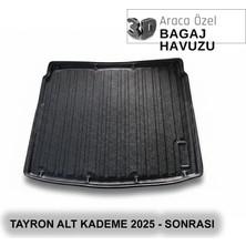 Elorcar Volkswagen Tayron Alt Kademe  2025 - Sonrası 3D Bagaj Havuzu