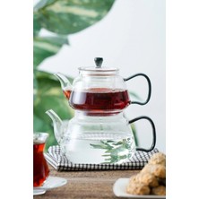 PremiumPort Açık Cam Çaydanlık 600 Cc, Şık ve Dayanıklı Tasarım