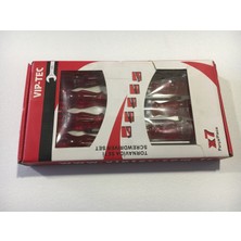 VIP-TEC Düz ve Yıldız Uçlu Tornavida Takımı 7 Parça