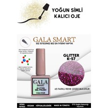 Gala Smart Yoğun Simli Glıtter Kalıcı Oje 10 ml K-57