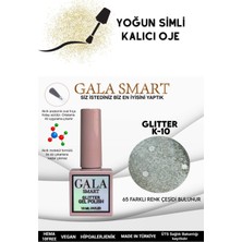 Gala Smart Yoğun Simli Glıtter Kalıcı Oje 10 ml K-10