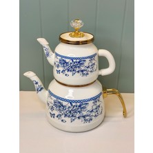 PremiumPort Paslanmaz Emaye Çaydanlık, Sağlıklı ve Dayanıklı, Şık Tasarım