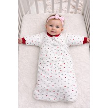 Baby Hola Çıkarılabilir Kollu Bebek Kundak 2.5 Tog Dolgulu Uyku Tulumu Kundağı 11908