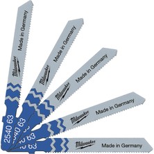 MILWAUKEE T118A Dekupaj Bıçağı Metal 50 mm 5 Adet