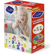 Eco Lounge Kutuda 26 Parça Ahşap Kasalı Renkli Rakamlar